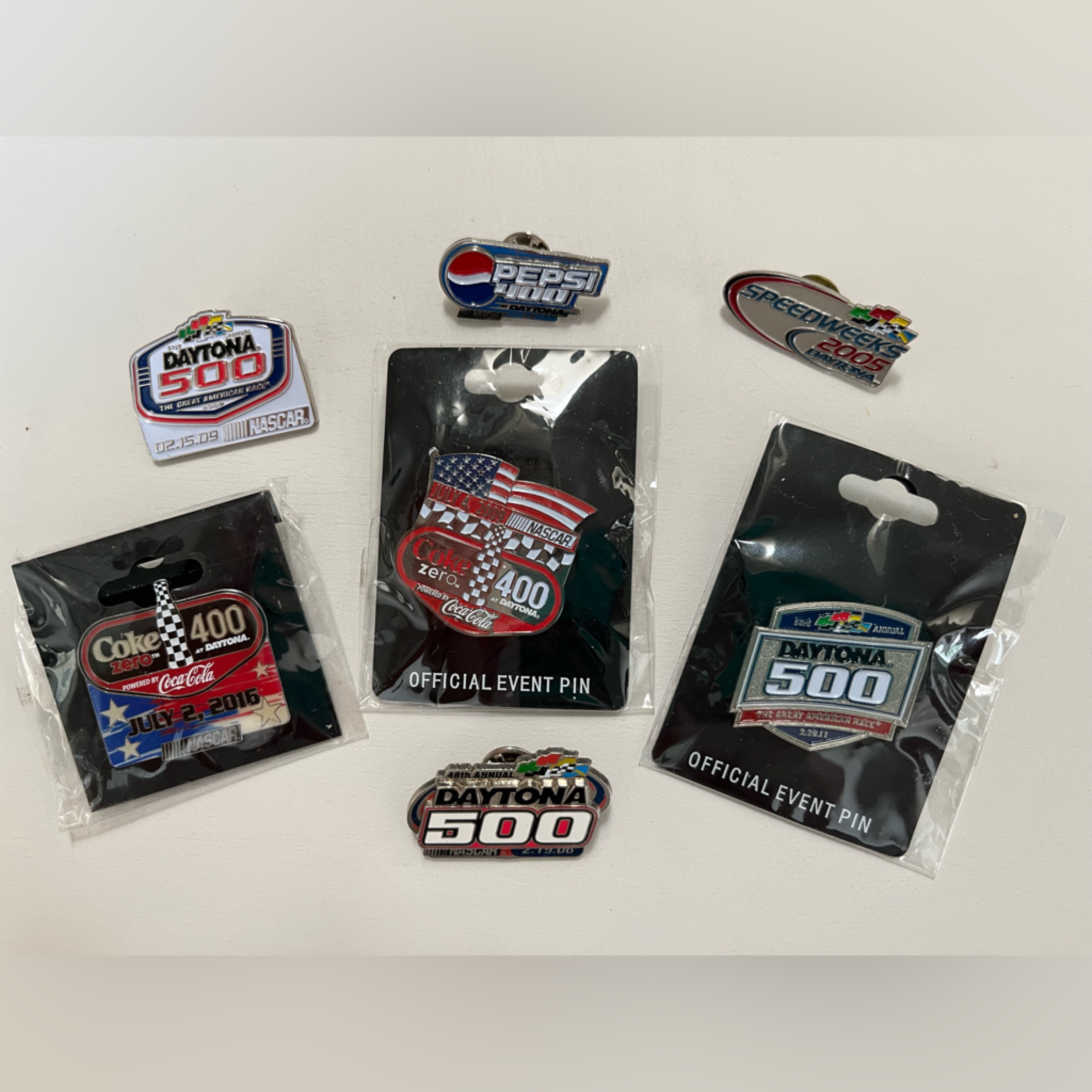 Nascar Hat Pins  Daytona